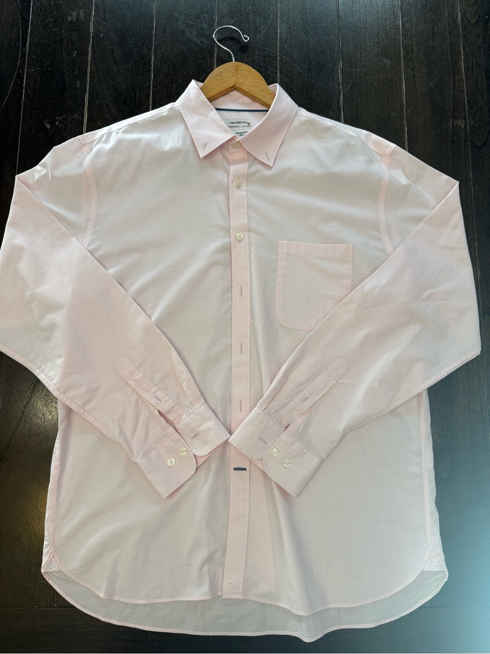Jos. A. Bank 1905 Pastel Pink Men's Dress Shirt XL - Button Front 49” Chest